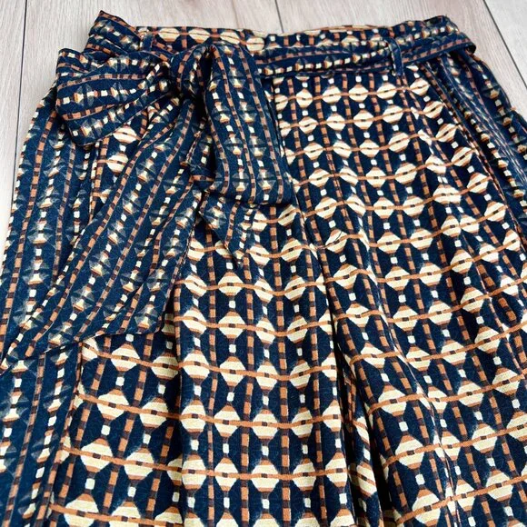 Anthropologie Ett Twa Metzner Wide-Leg Trousers Size 4/Lady of Leisure Aesthetic - Picture 3 of 16